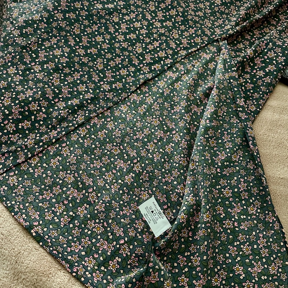 NATURAL LIFE Navy Blue and Pink Floral Maxi Dress - Picture 9 of 9